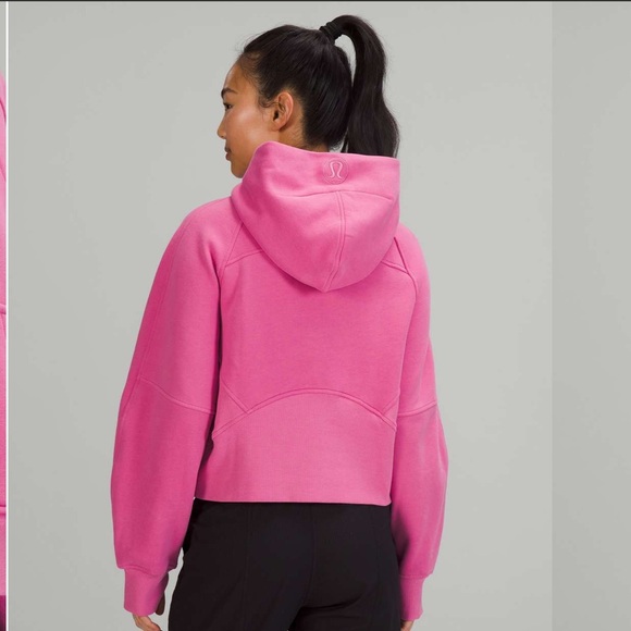 LULULEMON/Scuba Oversized 1/2 zipped Hoodie-Pink Blossom/XS/S - Picture 3 of 12